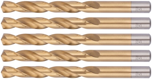 Сверла HSS по металлу, титановое покрытие 12,0 мм ( 5 шт.)