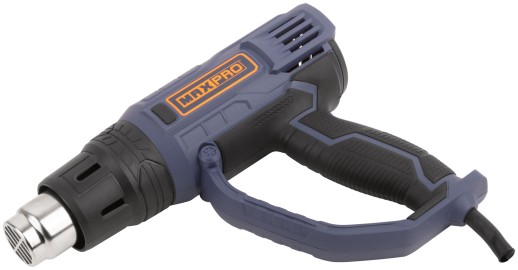 MAX-PRO Фен технический 2000 Вт; 60/350/600°C; 500л/мин; 0,76 кг; резиновый кабель; резиновые вставки; кор.