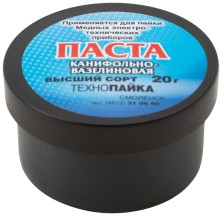 Флюс Паста с канифолью ( низкотемпературный нейтральный флюс ), баночка 20 гр.