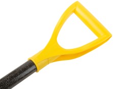 Лопата для уборки снега "Гардения Монблан" пластиковая, стеклопластиковый черенок 500x375х1340 мм