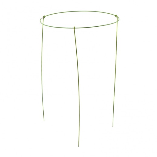 Опора для растений круглая, D 28 см, H 45 см, 3 шти в упаковке, металл в пластике Palisad