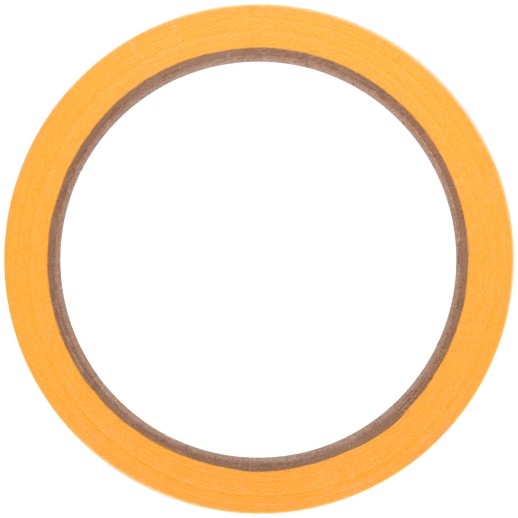 Лента малярная золотистая, рисовая бумага, термостойк. до 120°C, УФ-стойкость до 30 дней, 48 мм х 25 м