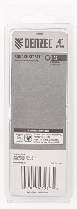 Бита S2x100 мм, 5 шт.// Denzel