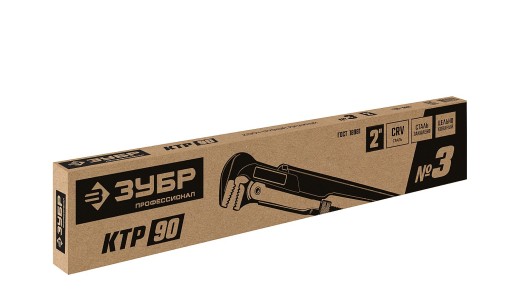 ЗУБР КТР-90, №3, 2″, 560 мм, трубный ключ, Профессионал (27335-3)