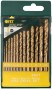 Набор сверл HSS по металлу, титановое покрытие, 13 шт. (1,5-2-2,5-3-3,2-3,5-4-4,5-4,8-5-5,5-6-6,5 мм)