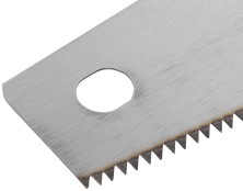 Ножовка по дереву, средний каленый зуб 7 ТPI, 2D заточка, пластиковая прорезиненная ручка 450 мм