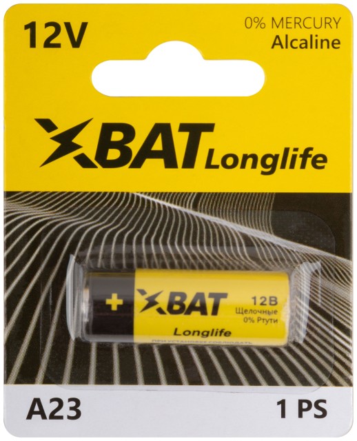 Батарейка щелочная, 12 В, 1 шт.