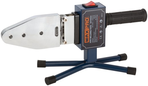 MAX-PRO Аппарат сварочный для пластиковых труб 800 Вт; 50-300℃; диаметры труб 20/25/32/40/50/63 мм; 0,9 кг; металлический кейс