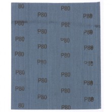 Шлифлист на тканевой основе, P 80, 230 х 280 мм, 10 шт, водостойкий Matrix