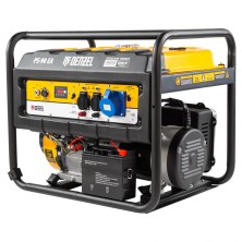 Генератор бензиновый PS 90 EA, 9.0 кВт, 230В, 25 л, коннектор автоматики, электростартер Denzel