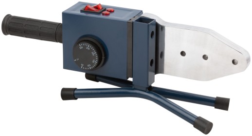 MAX-PRO Аппарат сварочный для пластиковых труб 750/1500 Вт; 50-300℃; 6 насадок; 5,8 кг; диаметры труб 20/25/32/40/50/63мм; металлический кейс