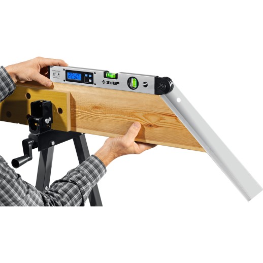 ЗУБР 400 мм, 0 - 230°, ±0,5°, угломер электронный, Профессионал (34288)