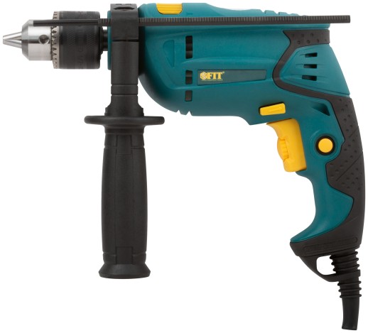 Дрель ударная  500 Вт; 0-2900 об/мин; КлП 10мм; рез. накл; коробка