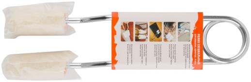 Ролик специальный для решеток, арматур, оград,  ядро 15 мм,  100% велюр, ворс 5 мм, ручка двойная 22 см, 50 мм (2 шт.)