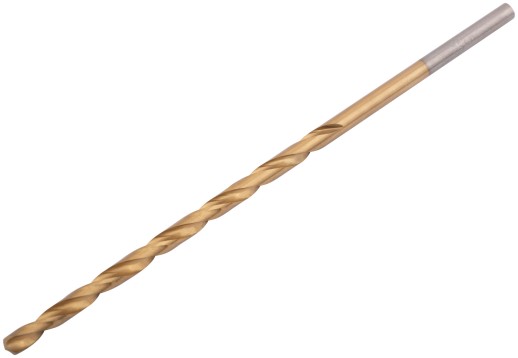 Сверла HSS по металлу, удлиненные, титановое покрытие 3,5х112 мм (10 шт.)