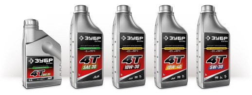 ЗУБР 4Т-30, 0.6 л, минеральное масло для 4-тактных двигателей, EXTRA (70613-06)