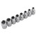 Набор инструментов, 1/4", 1/2", Cr-V, S2, усиленный кейс, 119 предметов Stels