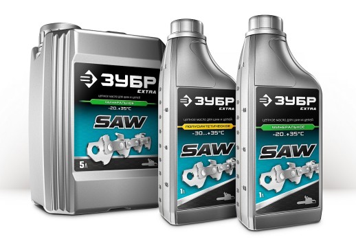ЗУБР 1 л, цепное минеральное масло для бензо и электропил, EXTRA (70620-1)