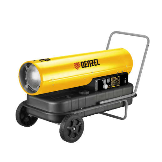 Дизельная тепловая пушка DHG-50, 50 кВт, 1100 м3/ч, прямой нагрев Denzel