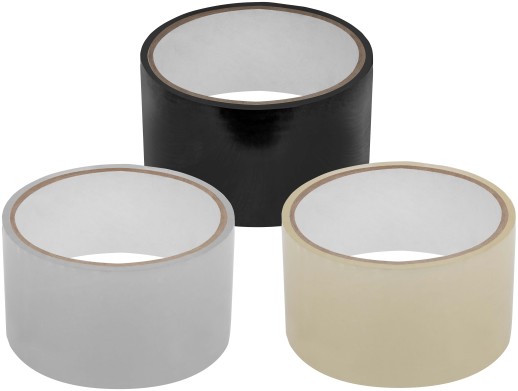 Лента клейкая сантехническая ПВХ для труб, черная, 50 мм х 0,5 мм х 1,5 м