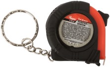 Рулетка-брелок, обрезиненный корпус  1 м х 6 мм
