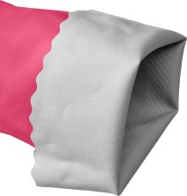 ЗУБР S, с х/б напылением, рифлёные, латексные перчатки (11250-S)