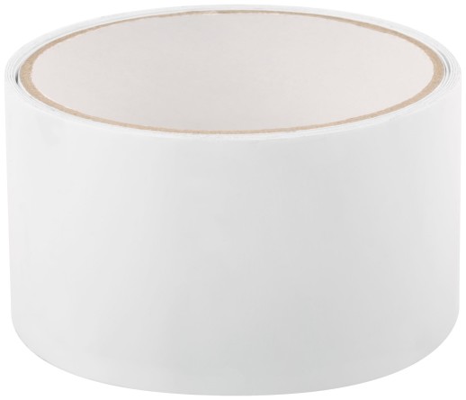 Лента клейкая сантехническая ПВХ для труб, белая, 50 мм х 0,5 мм х 1,5 м