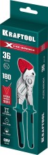 KRAFTOOL VISE-WRENCH X, 180 мм, клещи переставные-гаечный ключ (22066)