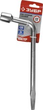 ЗУБР 17 мм, d 15 мм, баллонный Г-образный ключ (2753-17)