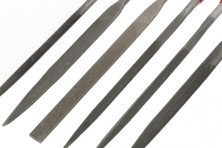 Набор надфилей, 160 х 4 мм, 6 шт, обрезиненные рукоятки Matrix