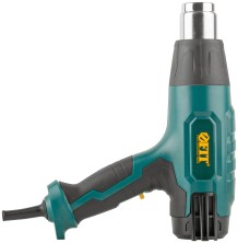 Фен технический 2000 Вт; 60/400/600 °C; 300/500/500 л/мин; рез. накл.; коробка