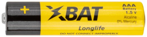 Батарейка щелочная, 1.5 В, тип АAА, 12 шт.