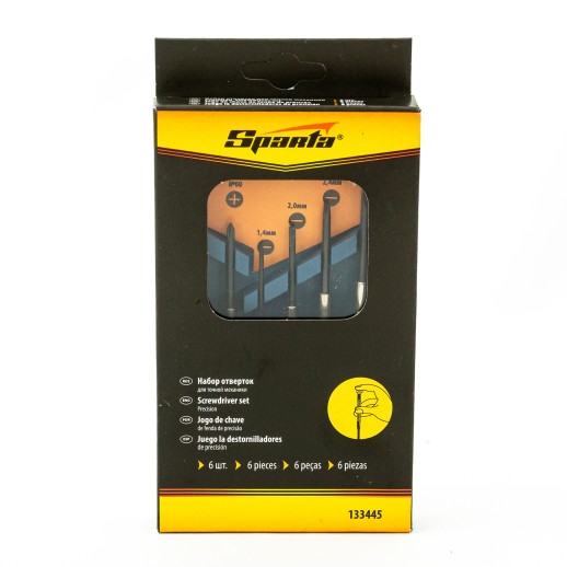 Набор отверток для точной механики, 6 шт, Sparta