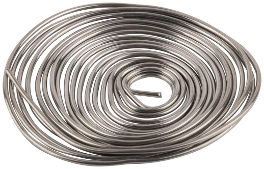 Припой ПОС 61 c канифолью, проволока диаметр 1 мм, "улитка", 10 гр.