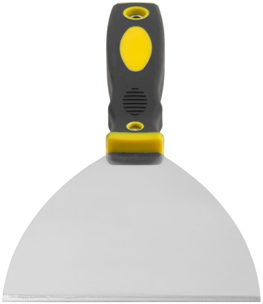 Шпатель для удаления ржавчины Профи, толщ. лезвия 1 мм, двухкомп.ручка с метал.бойком 5" (125 мм)