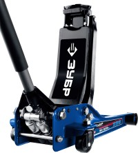 ЗУБР X85, 3 т, 80 - 508 мм, универсальный гидравлический подкатной домкрат для СТО, Профессионал (43051-3)