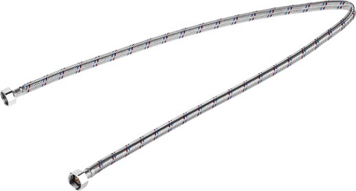 ЗУБР 1/2″, 1.0 м, гайка-гайка, Гибкая подводка для воды (51005-G/G-100)
