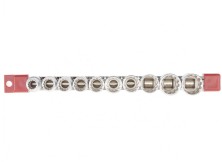 Набор универсальных торцевых головок 1/2", Spline, CrV, 10-22мм, 10 штук Matrix