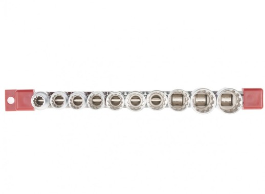 Набор универсальных торцевых головок 1/2", Spline, CrV, 10-22мм, 10 штук Matrix