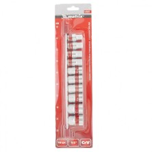 Набор универсальных торцевых головок 1/2", Spline, CrV, 10-22мм, 10 штук Matrix