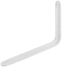 Уголок-кронштейн усиленный белый 230х350 мм (1,0 мм)