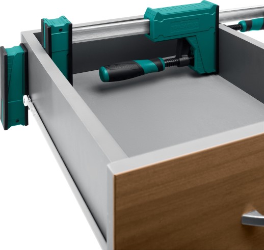 KRAFTOOL Grand-300/450, 300/450 мм, сжатие/распор, 600 кгс, глубина зажима 95 мм, корпусная струбцина (32240-30)