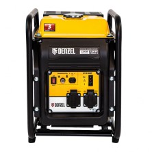 Генератор инверторный GT-3500iF, 3.5 кВт, 230 В, бак 5 л, открытый корпус, ручной старт Denzel