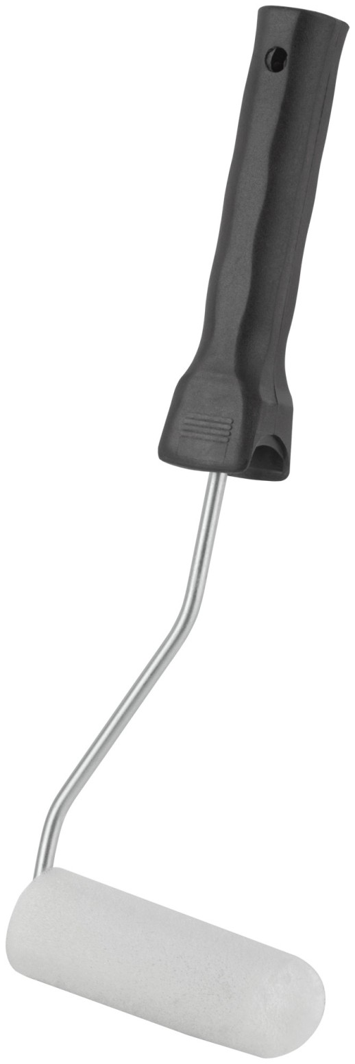 Валик поролоновый белый с ручкой "мини" 100 мм + 2 сменных ролика