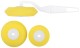 Валик поролоновый желтый угловой, набор 3 шт.