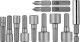 STAYER 13 шт, набор бит и торцевых головок, Professional (2611-H13)