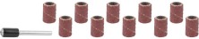 STAYER d 6.25 мм, Р 80 (5шт), Р 120 (5шт) шлифовальные абразивные (29919-H10)