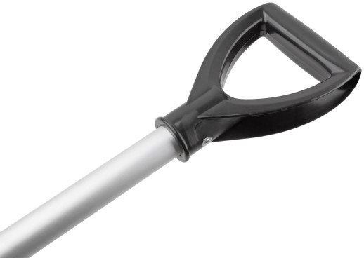 Скрепер для уборки снега на крышах, металлическая телескопическая ручка 600х160x(2000-6000) мм