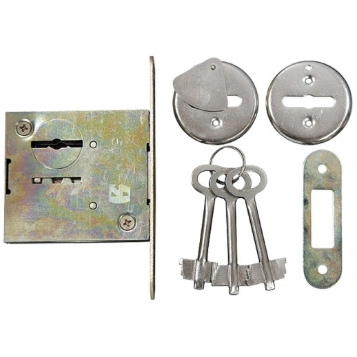 Замок врезной ЗВ8-4, сувальдный Сибртех