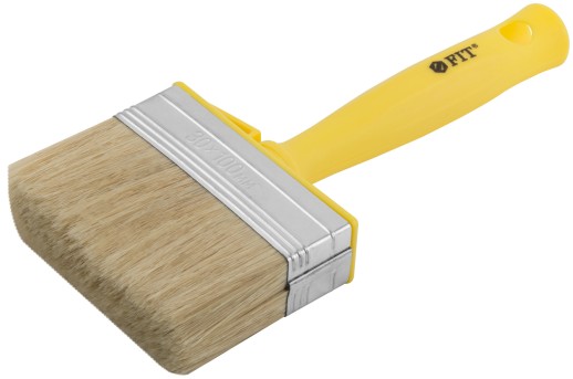 Макловица, натур.светлая щетина, пластиковый корпус, полая ручка, "мини" 30 х 100 мм